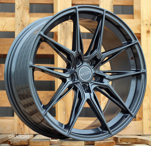 R18x8  5X112  ET  40  66.6  HX036  (A5581)  Grey (GR)  For HAXER  (P)