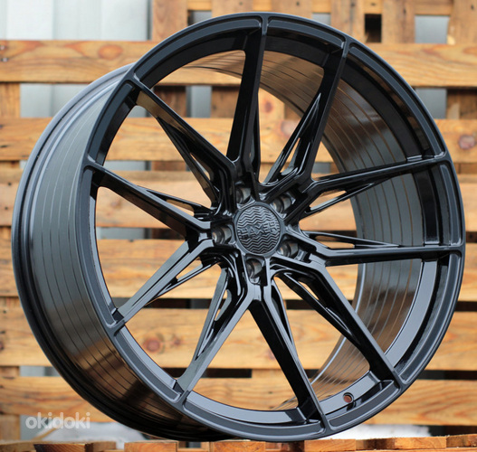 R20x9  5X114.3  ET  35  70.5  HX036  Black (BL)  For HAXER  (K4)  (Rear+Front)