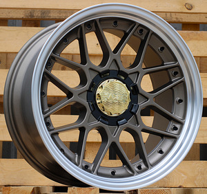 R18x9  10X120/112  ET  35  72.6  HX025  (HX025)  Bronze+Polished Lip (YYPL)  For HAXER  (Z2)  (Rear) (1 foto / 1)