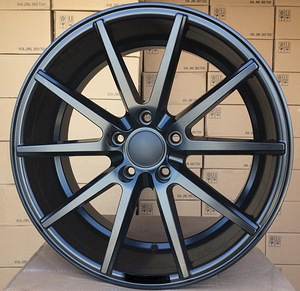 R18x8  5X112  ET  30  66.5  HX014  (QC2211)  Black Half Matt (BLHM)  For HAXER  (K7)  ((Rear+Front)(AKC 85 Eur)) (1 foto / 1)