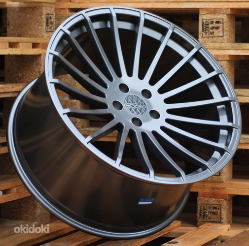 R22x11.5  5X120  ET  38  74.1  HX010  Grey (GR)  For HAXER  (K4)  (Rear+Front)