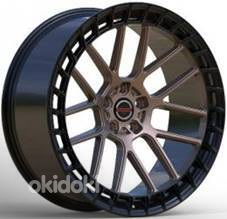 R19x8.5  5X112  ET  42  73.1  HF726A  Black (BL)  For RACIN  (M)  (HYBRID FORGED)
