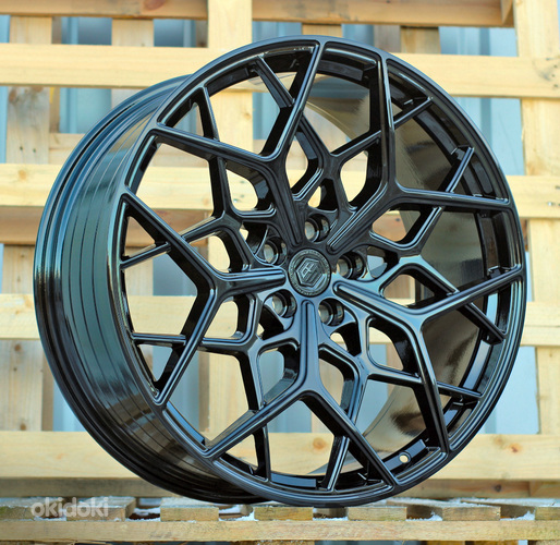 R23x10  5X120  ET  38  72.6  HF5210  Gloss Black (GB)  For LAND  (Z5)  (HYBRID FORGED)