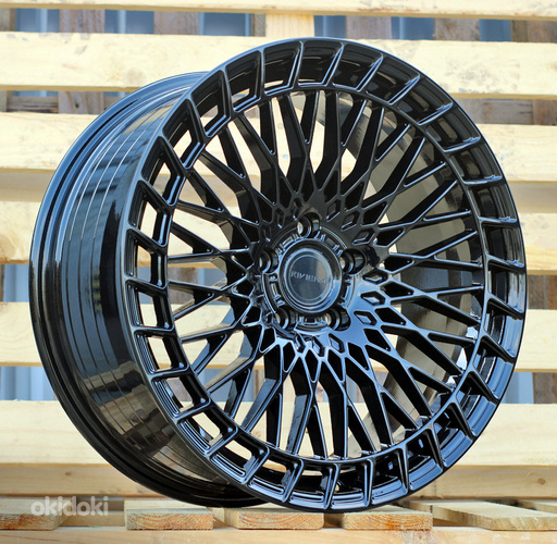 R19x8.5  5X112  ET  42  73.1  HF2113A  Black (BL)  For RACIN  (M)  (HYBRID FORGED)