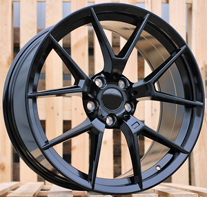 R20x9.5  5X112  ET  38  66.6  HE761  (IN5342)  Black (BL)  For BMW  (K3)  (Rear+Front) (1 foto / 1)