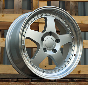 R17x8  5X120  ET  34  72.6  HE750  Silver+Polished Lip (SP)  For BMW  (P1) (1 foto / 1)
