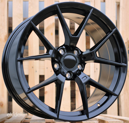 R20x10  5X112  ET  40  66.6  HE761  Black (BL)  For BMW