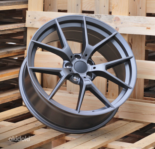 R20x8.5  5X112  ET  26  66.6  HE761  Gun Metal Half Matt (GMHM)  For BMW  (K7)  (Rear+Front)