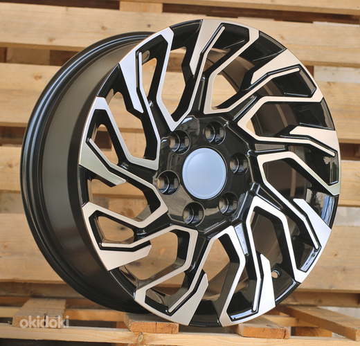 R20x8.5  6X139.7  ET  25  106.1  H964F  Black Polished (MB)  For TOYOT  (Z6)  (HYBRID FORGED)