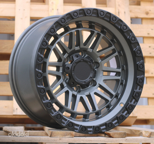 R17x9  6X139.7  ET  0  110.1  H972D  Gun Metal+Matt Lip (GMML)  For 4X4  (Z5)  (FUEL Style)