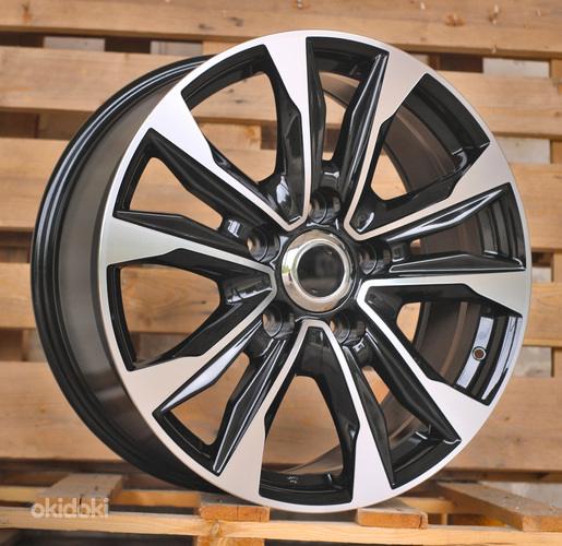 R20x8.5  5X150  ET  45  110.1  H869F  Black Polished (MB)  For TOYOT  (K7)  (HYBRID FORGED)