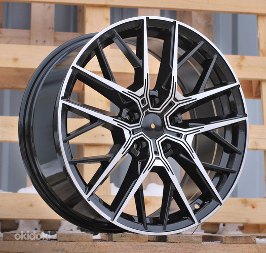 R17x7.5  5X112  ET  28  66.6  H5080  (A5593)  Black Polished (MB)  For BMW  (P)