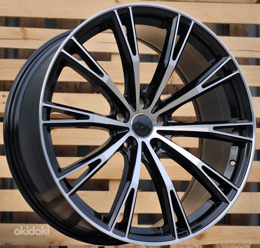 R20x9  5X112  ET  30  66.5  H5060  (F016)  Black Polished (MB)  For AUD  (K4)  (HYBRID FORGED)