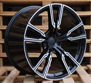 R21x11  5X112  ET  37  66.6  H5033  (A5552)  Black Polished+Powder Coating (MBPC)  For BMW  (P)  (Rear+Front) (1 foto / 1)