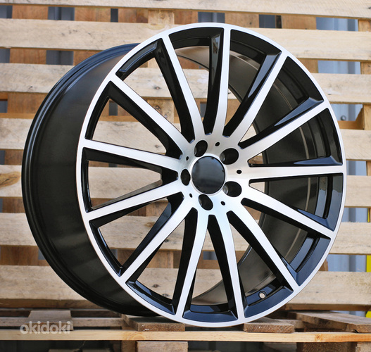 R21x10  5X112  ET  44  66.6  H3524F  Black Polished (MB)  For MER  (Z3)  (HYBRID FORGED Rear+Front)