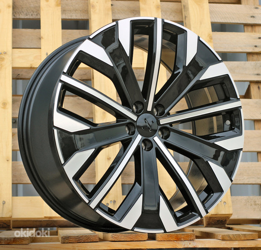 R21x9  5X108  ET  38.5  63.4  H3460F  Black Polished (MB)  For VOLVO  (A)  (HYBRID FORGED)