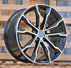 R20x8  5X112  ET  27  66.6  H3263F  Black Polished (MB)  For BMW  (Z6+A)  ((X3) HYBRID FORGED (Rear+Front)) (1 foto / 1)