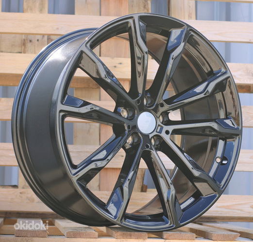 R20x8  5X112  ET  27  66.6  H3263F  Black (BL)  For BMW  (Z6+A)  ((X3) HYBRID FORGED (Rear+Front))