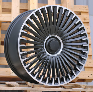 R21x9.5  5X112  ET  30  66.6  H3286F  Black Polished Half Matt (MBHM)  For MER  (Z3)  ((EQS SUV X296) HYBRID FORGED) (1 foto / 1)
