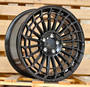 R20x9.5  5X112  ET  43  66.6  H3140F  Black (BL)  For MER  (K7)  (HYBRID FORGED Rear+Front) (1 foto / 1)