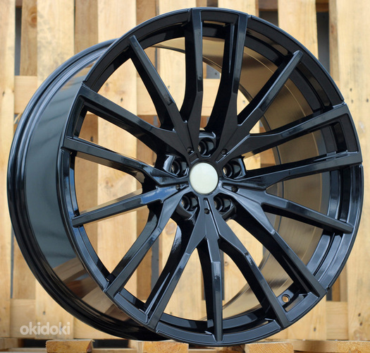 R21x9.5  5X112  ET  37  66.6  H0324  (BY1473)  Black (BL)  For BMW  (Z1)  (Rear+Front)