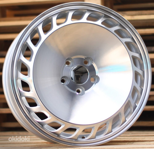 R17x7.5  5X112  ET  35  66.5  FLG34  Machined Silver (MS)  For RACIN  (R)  (Rear+Front Style ROTIFORM)