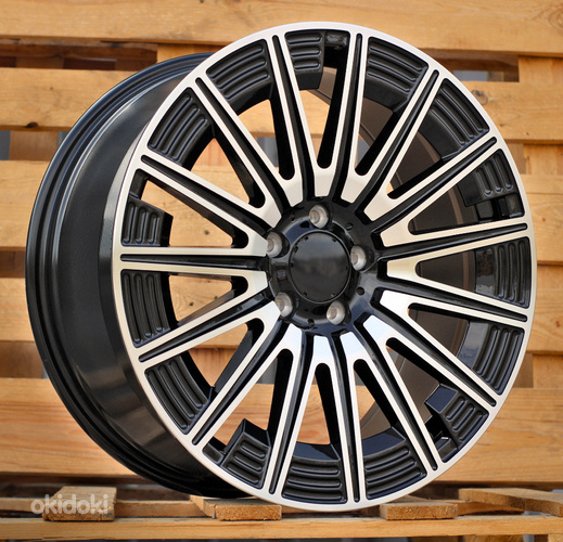 R20x8.5  5X112  ET  43  66.6  FLB005  Black Polished (MB)  For MER  (Z3)  (HYBRID FORGED Front+Rear)