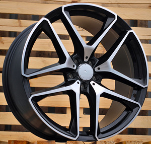 R21x11  5X112  ET  49  66.6  FE247  (IN5528)  Black Polished (MB)  For MER  (P1+Z3)  (REAR+FRONT) (1 foto / 1)