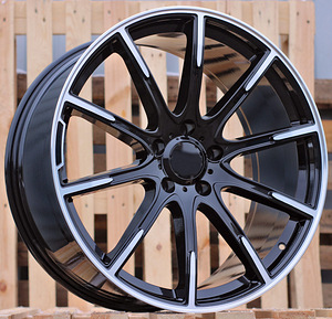 R19x8.5  5X112  ET  36  66.6  FE236  (IN01016F)  Black Polished (MB)  For MER  (M)  (HYBRID FORGED BRABUS Style) (1 foto / 1)