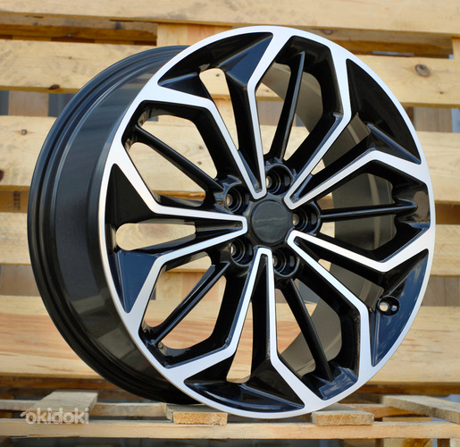 R19x8  5X108  ET  45  63.4  FE187  (IN5608)  Black Polished (MB)  For FORD  (P2)