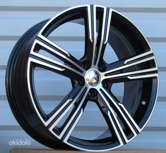R18x8  5X108  ET  45  63.3  FE184  Black Polished (MB)  For VOLVO  (P1+P)