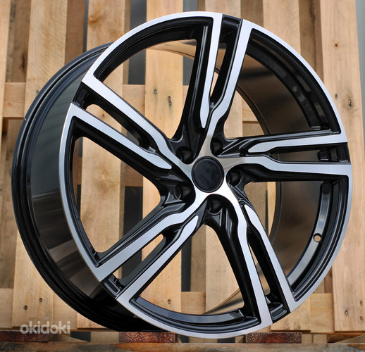 R18x8  5X108  ET  50  63.3  FE161  (BK5399)  Black Polished (MB)  For VOLVO  (K4)
