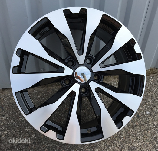 R18x7  5X114.3  ET  48  56.1  FE117  Black Polished+Powder Coating (MBPC)  For SUBAR  (K4)