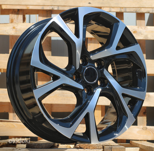 R18x7  5X114.3  ET  50  60.1  FE132  (BYD1722)  Black Polished (MB)  For TOYOT  (Z1)
