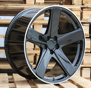 R20x9  5X112  ET  26  66.5  FE023  (BK5513)  Black+Polished Lip (BLPL)  For PORCH  (K4+K2)  (Rear+Front) (1 foto / 1)