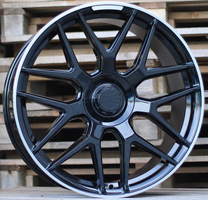 R20x8.5  5X112  ET  29  66.6  FE115  Black+Polished Lip (BLPL)  For MER  (P2)  ()) (1 foto / 1)