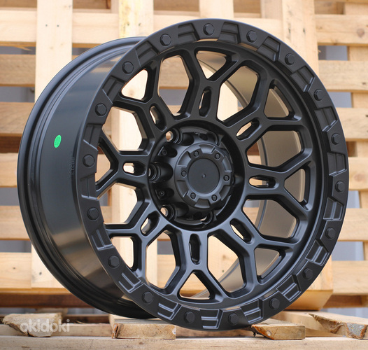 R17x8.5  6X139.7  ET  0  106.1  FBX317  Black Matt (BM)  For 4X4  (K3)  (HYBRID FORGED)