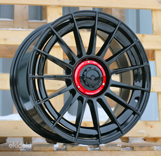 R18x8  10X108/114.3  ET  40  67.1  FBX298  Black (BL)  For RACIN  (M)  (HYBRID FORGED Style OZ)