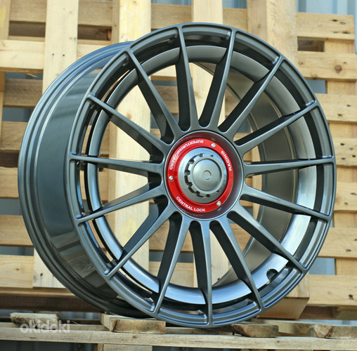 R17x7.5  10X100/112  ET  40  66.5  FBX298  Gun Metal (GM)  For RACIN  (M+Z7)  (HYBRID FORGED Style OZ)