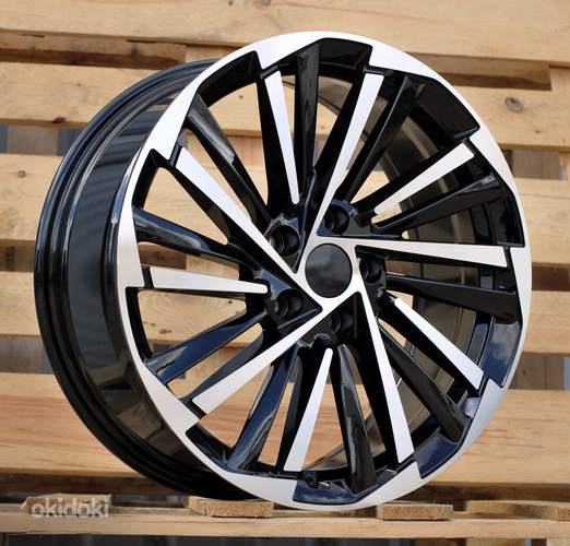 R18x7.5  5X112  ET  40  57.1  FBX261  Black Polished (MB)  For SKODA  (Z5)  (HYBRID FORGED)