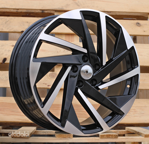 R20x8.5  5X112  ET  35  57.1  FBX170  Black Polished (MB)  For VW  (K7)  (HYBRID FORGED)
