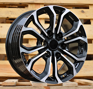 R17x7.5  6X139.7  ET  25  106.1  FBX198  Black Polished (MB)  For TOYOT  (Z5)  (HYBRID FORGED) (1 foto / 1)