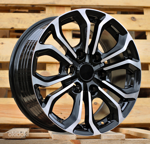 R17x7.5  6X139.7  ET  25  106.1  FBX198  Black Polished (MB)  For TOYOT  (Z5)  (HYBRID FORGED)