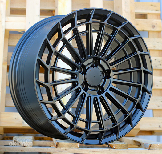 R19x9.5  5X112  ET  38  66.6  FBX162  (YF0359)  Black Half Matt (BLHM)  For MER  (A)  (HYBRID FORGED Rear+Front)
