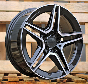 R18x8  5X112  ET  45  66.6  FBX142  Black Polished (MB)  For MER  (K8)  (HYBRID FORGED) (1 foto / 1)