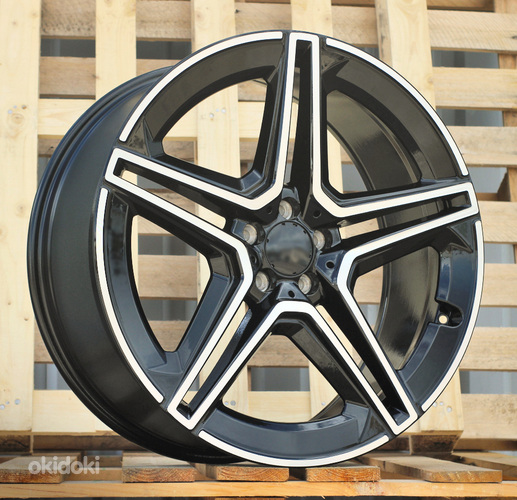 R20x9.5  5X112  ET  45  66.5  FBX142  (H3067F)  Black Polished (MB)  For MER  (Z3)  (HYBRID FORGED Rear+Front)