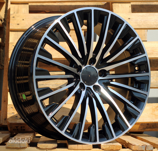 R19x9.5  5X112  ET  45  66.5  FBX132  Black Polished (MB)  For MER  (Z5)  (HYBRID FORGED Rear+Front)
