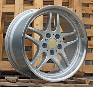 R17x9  5X120  ET  25  74.1  FBX121  (B2055-FF)  Silver+Polished Lip (SP)  For BMW  (Z3)  (HYBRID FORGED Rear+Front) (1 foto / 1)