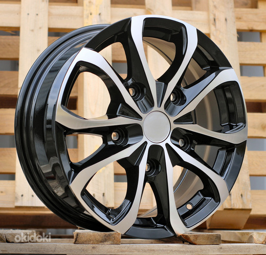 R16x6.5  5X160  ET  56  65.1  FBX079  Black Polished (MB)  For FORD  (K4)  (HYBRID FORGED)