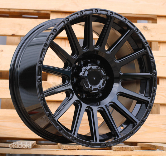 R18x9  6X139.7  ET  12  106.1  FBX026  Black (BL)  For 4X4  (P2)  ((AKC 100 Eur)HYBRID FORGED (small painting defect))